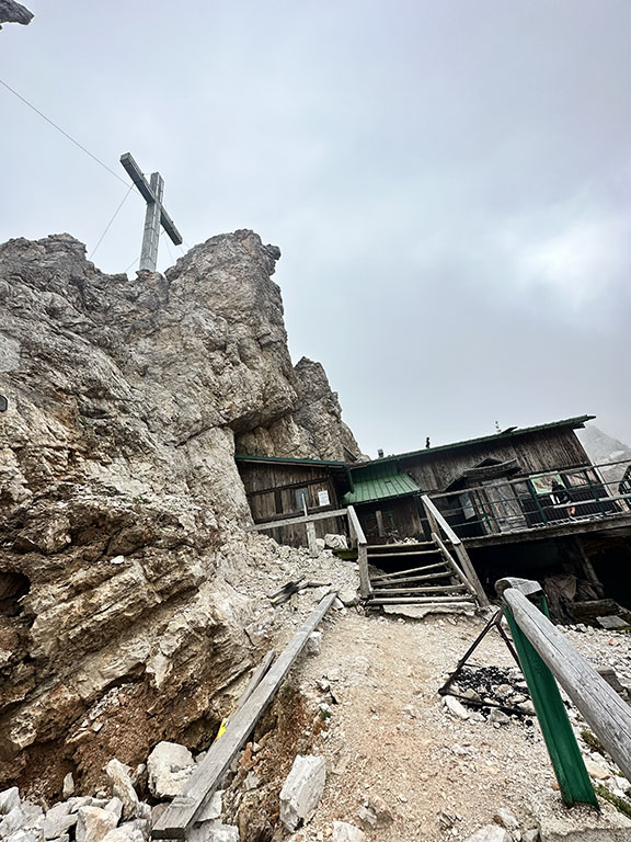 Rifugio Guido Lorenzi 3000m Dolomites via ferrata Ivano Dibona Italy