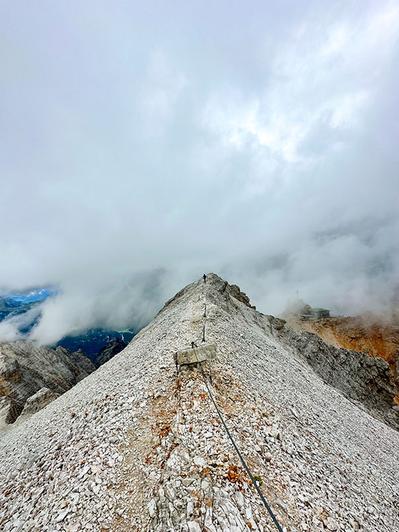 ridges via ferrata ivano dibona dolomites italy