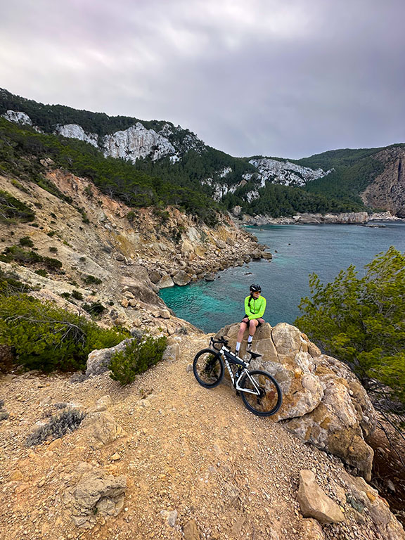 PUNTA DE PIEDRA IBIZA SPAIN CYCLING ROUTE GRAVEL