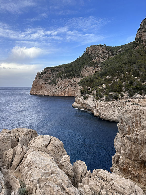 SEA VIEW PUNTA DE PIEDRA IBIZA SPAIN GRAVEL CYCLING ROUTE