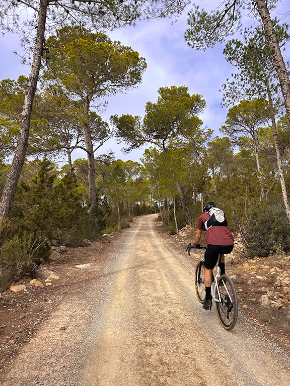 GRAVEL RIDE TRAILS IBIZA SPAIN