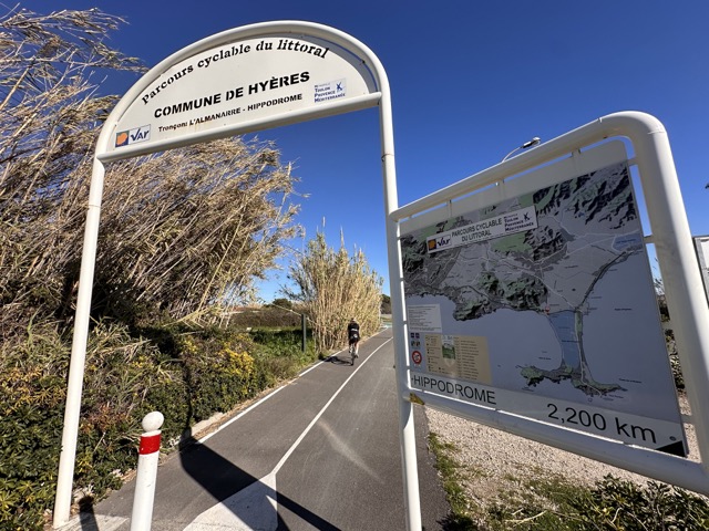 piste cyclable hyère bikepacking itinéraire toulon nice