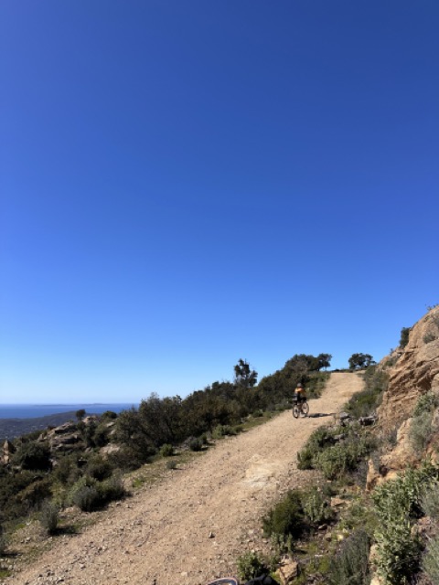 Le Lavandou bikepacking étape 2 gravel