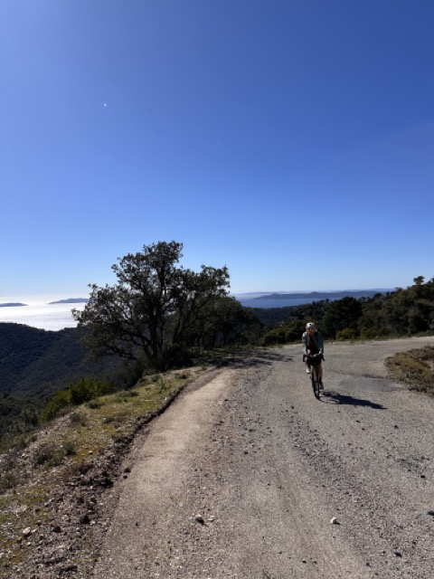 Route des Crêtes Bormes LEs Mimosas bikepacking gravel itinéraire